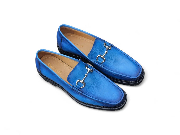 Carrucci Horsebit Loafer Lug Sole