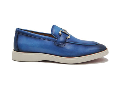 Horsebit Loafer in Sporty Sole 4 KS660-01SKYBLUE75  - from alligatorwarehouse.com