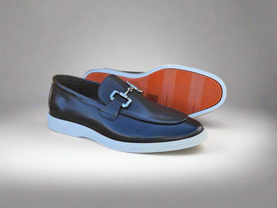 Horsebit Loafer in Sporty Sole 7 KS660-01SKYBLUE75  - from alligatorwarehouse.com