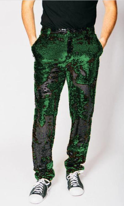 Mens Sequin Pants - Hunter Dress Party Pants 1   - from alligatorwarehouse.com