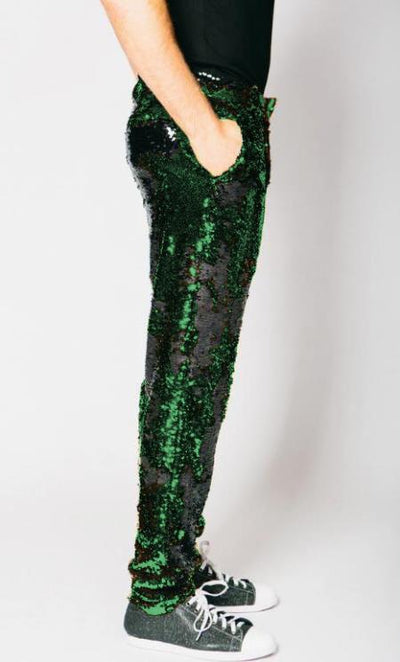 Mens Sequin Pants - Hunter Dress Party Pants 2   - from alligatorwarehouse.com