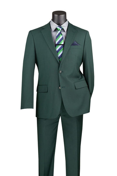 Hunter Green Regular Fit Two Piece Suit 1 SO1F-2C900_HUNTERGREEN_38S  - from alligatorwarehouse.com