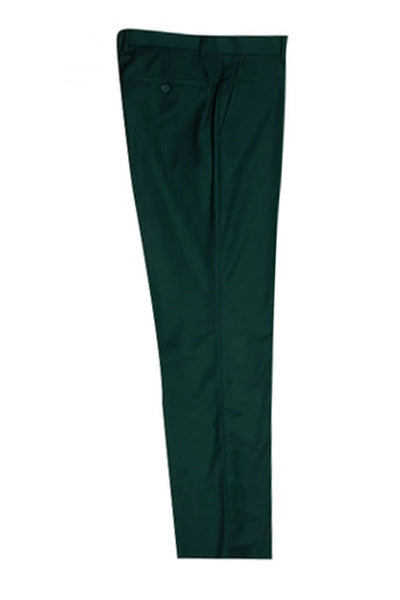 Men's Two Button Vested Stacy Adams Basic Hunter Green Suit 4   - from alligatorwarehouse.com
