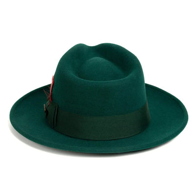 Fedora Hat in 10 Colors - 100% Australian Wool fabric 19   - from alligatorwarehouse.com