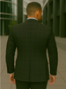 Wool Suit - Italian Made Business Suit by Statement Men's 3 Piece 100% Wool Modern Fit Suit - Bold Accent Color 12 LUCCA_Burgundy_38R  - from alligatorwarehouse.com