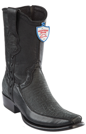 Wild West Botas de Armadillo Horma Dubai Toe Sand Gray