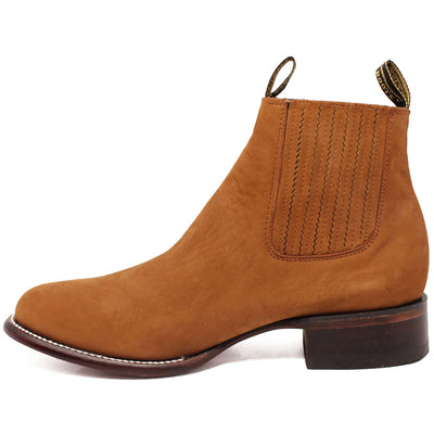 Botines Charros de Gamuza Punta Redonda Color Shedron Los Altos Boots LAB-50B6350 2 LAB-50B6350-060  - from alligatorwarehouse.com