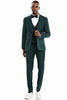 1920s Mens Suit - 1920s Mens Outfit - 1920s  costume  Bold Pinstripe Wide Suit in Hunter Green 2 30-5294  - from alligatorwarehouse.com
