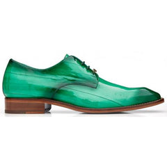 Belvedere Italo Antique Mint Green Genuine Eel Shoes