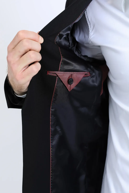 Black Western Sport Coat for Men by Platini – Bold Casual Blazer