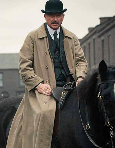 Mens Inspector Chester Campbell Costume Trench Coat 1 OU-1600  - from alligatorwarehouse.com