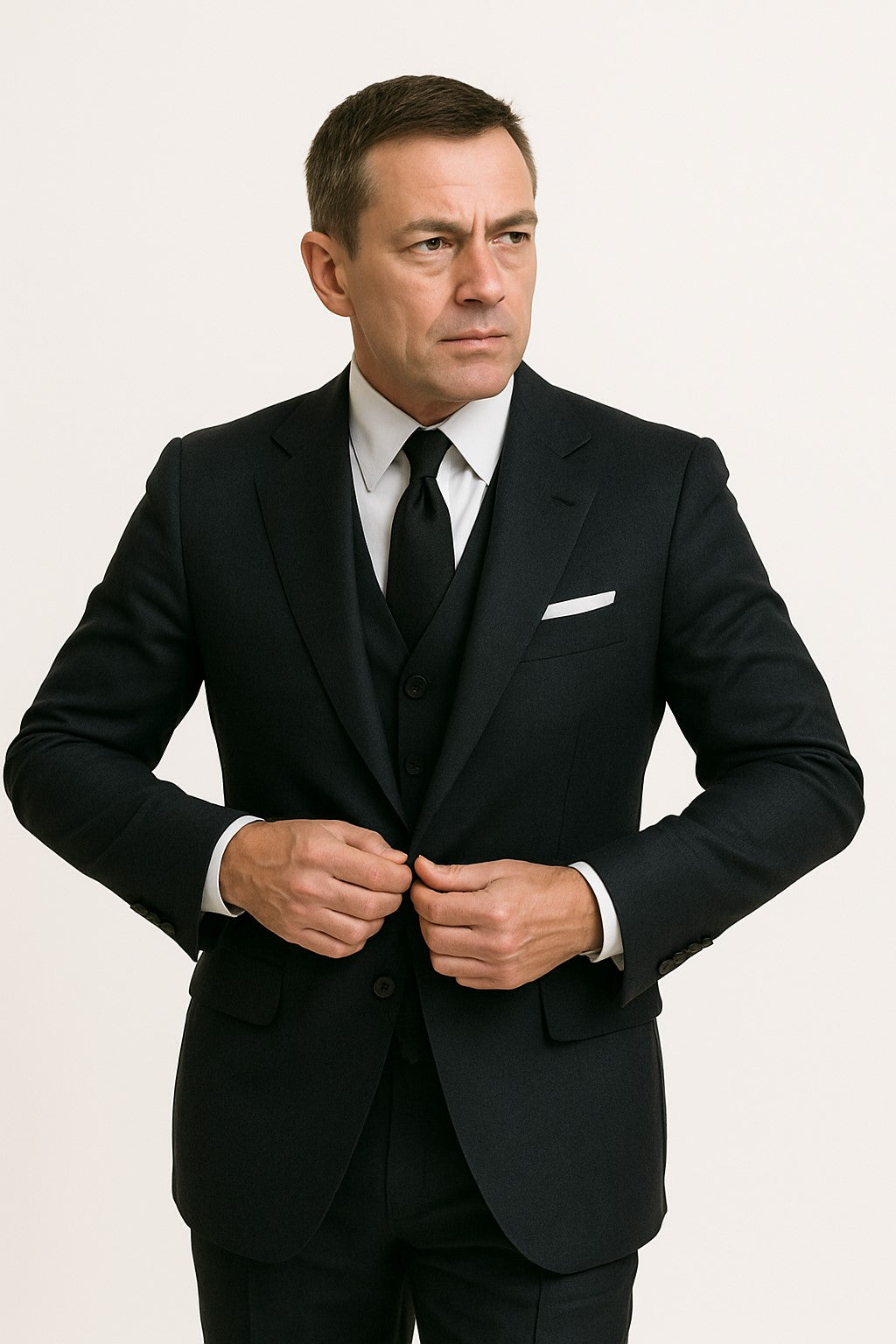 James Bond Costume - James Bond Two Button Suit