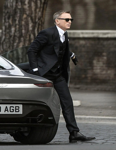James Bond Costume - James Bond Black Suit 1   - from alligatorwarehouse.com