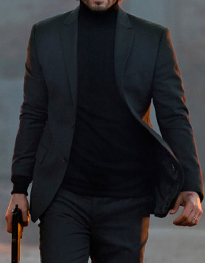 Mens John Wick Charcoal Suit Costume 1 NF-7159  - from alligatorwarehouse.com