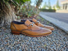 KS261-04 Wholecut Two Tone Buckle Loafer 2 KS261-04BLTA95  - from alligatorwarehouse.com