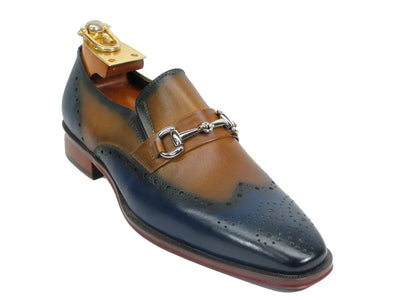 KS261-04 Wholecut Two Tone Buckle Loafer 1 KS261-04BLTA95  - from alligatorwarehouse.com