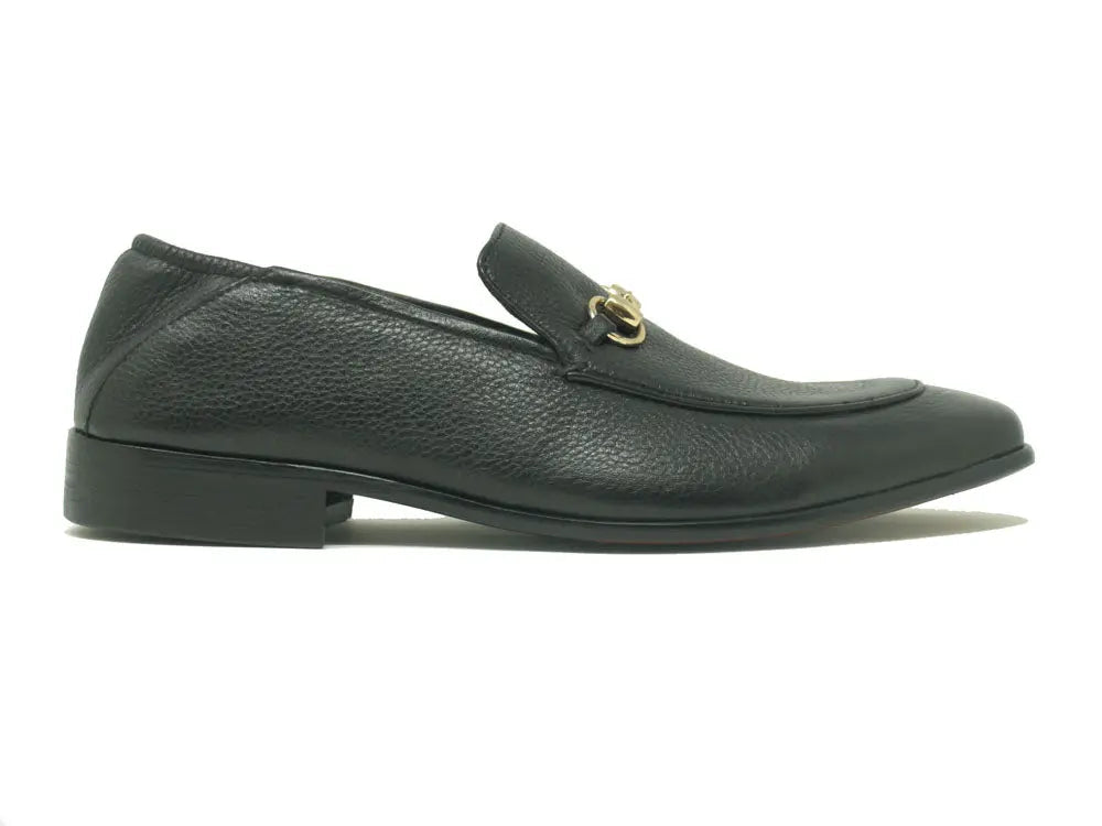 Carrucci KS525-305 Soft Leather Casual Buckle Loafer/Mule