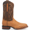 Dan Post Men’s Kershaw Saddle and Brown Genuine Ostrich 11 Cowboy Certified Leather Boot 4 DP4951_7_D  - from alligatorwarehouse.com