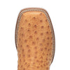 Dan Post Men’s Kershaw Saddle and Brown Genuine Ostrich 11 Cowboy Certified Leather Boot 6 DP4951_7_D  - from alligatorwarehouse.com