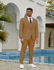 Mens Khaki Color Tuxedo - Mens Stacy Adams One Button Summer Khaki Double Breasted Suit 2   - from alligatorwarehouse.com