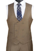 Mens Khaki Color Tuxedo - Mens Modern Fit Double Breasted Khaki Tuxedo Suit 2   - from alligatorwarehouse.com