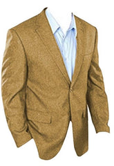 Mens Classic Fit Sport Jacket Khaki