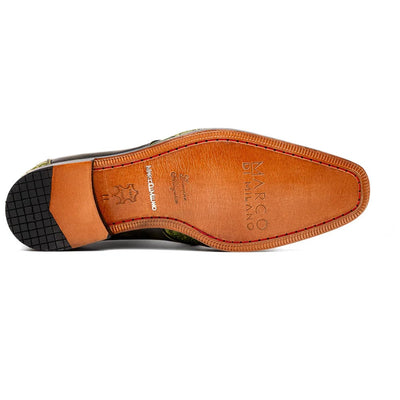 Marco Di Milano Anzio Exotic Alligator & Calfskin Leather Green Oxfords 8 ANZIO_ALLIGATOR_GREEN_8  - from alligatorwarehouse.com