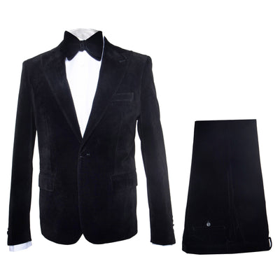 Rossi Man Leo RM1905 – Elegant Black Designer Suit for Men | Formal 1   - from alligatorwarehouse.com