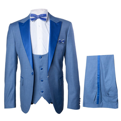 Rossi Man Leo Tuxedo RM1387 – Elegant Slim Fit Formal Wear for Men | Stylish Tuxedo Suit 1   - from alligatorwarehouse.com