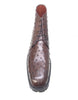 Los Altos Brown Ostrich Quill All-Over Lace Up Ankle Boots 3   - from alligatorwarehouse.com