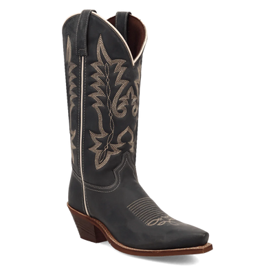 Laredo Carly Navy Leather Women Boots 1 20025_6_M  - from alligatorwarehouse.com