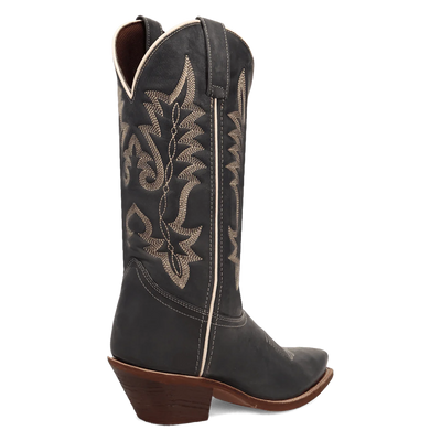 Laredo Carly Navy Leather Women Boots 9 20025_6_M  - from alligatorwarehouse.com