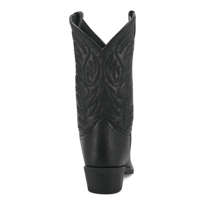 Laredo East Bound Black Pig Skin Leather Boots