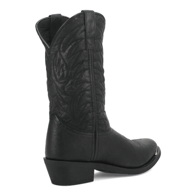 Laredo East Bound Black Pig Skin Leather Boots 8 68610_8_D  - from alligatorwarehouse.com