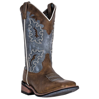 Laredo Isla Tan & Blue Genuine Men's Leather Western Boots 2 5666_6_M  - from alligatorwarehouse.com
