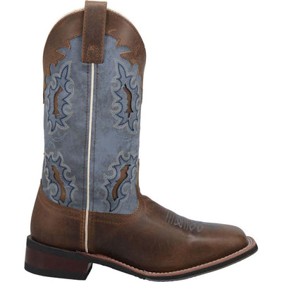 Laredo Isla Tan & Blue Genuine Men's Leather Western Boots 1 5666_6_M  - from alligatorwarehouse.com