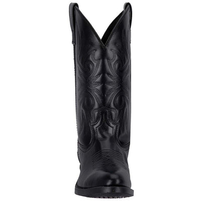 Laredo Paris Black Leather R-Toe Men's Boots 3 4240_8_D  - from alligatorwarehouse.com