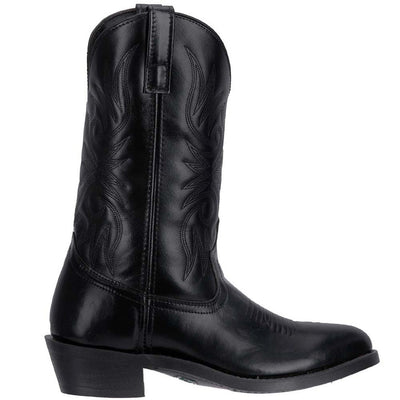 Laredo Paris Black Leather R-Toe Men's Boots 1 4240_8_D  - from alligatorwarehouse.com