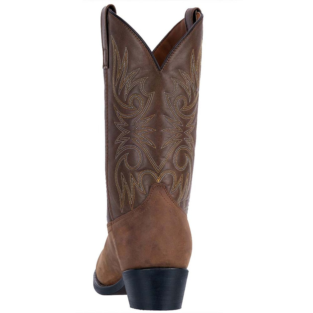 Laredo Paris Tan Distressed R-Toe Men's Leather Boots 3 4242_8_D  - from alligatorwarehouse.com