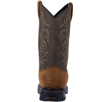 Laredo Sullivan Tan Waterproof Distressed Men's Leather Western Boots 4 68112_9_D  - from alligatorwarehouse.com