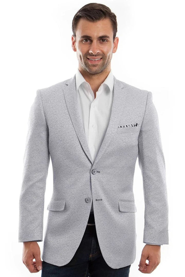 Men's Slim Fit Summer Speck Pattern Lavender & Blue Blazer