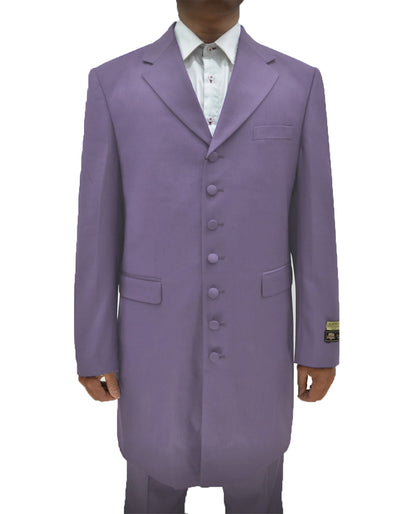 Mens Classic Vested Lavender Suit 1 AU-0088  - from alligatorwarehouse.com