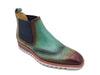 Leather Chelsea Boot With Lightweight Sole 3 KB550-19BURGUNDY8  - from alligatorwarehouse.com