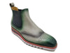 Leather Chelsea Boot With Lightweight Sole 7 KB550-19BURGUNDY8  - from alligatorwarehouse.com