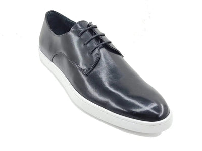 Leather Derby Dress Sneaker 2 KS529-01BLACK9  - from alligatorwarehouse.com