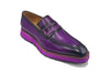 Leather Penny Loafer in Chunky Sole 19 KS522-01COGNAC75  - from alligatorwarehouse.com