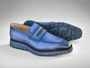 Leather Penny Loafer in Chunky Sole 11 KS522-01COGNAC75  - from alligatorwarehouse.com