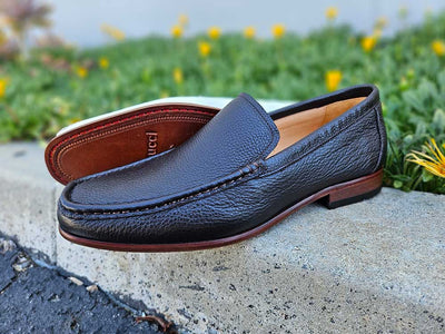 Leather Sole Timeless Slip-on Loafer 1 KL201-02BROWN75  - from alligatorwarehouse.com