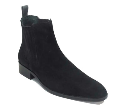 Leather Suede Chelsea Boots 3 KB503-01SBURG7  - from alligatorwarehouse.com