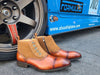 Leather & Suede Slip-On Boot 6 KB503-20SCNAVY75  - from alligatorwarehouse.com